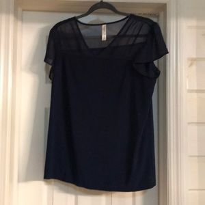 Navy dress top